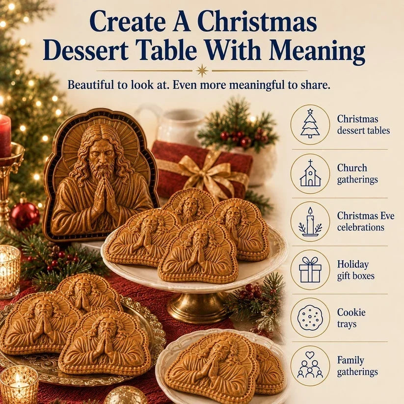 🥧✨ Faith & Nativity Christmas Mini Pie Mold Collection