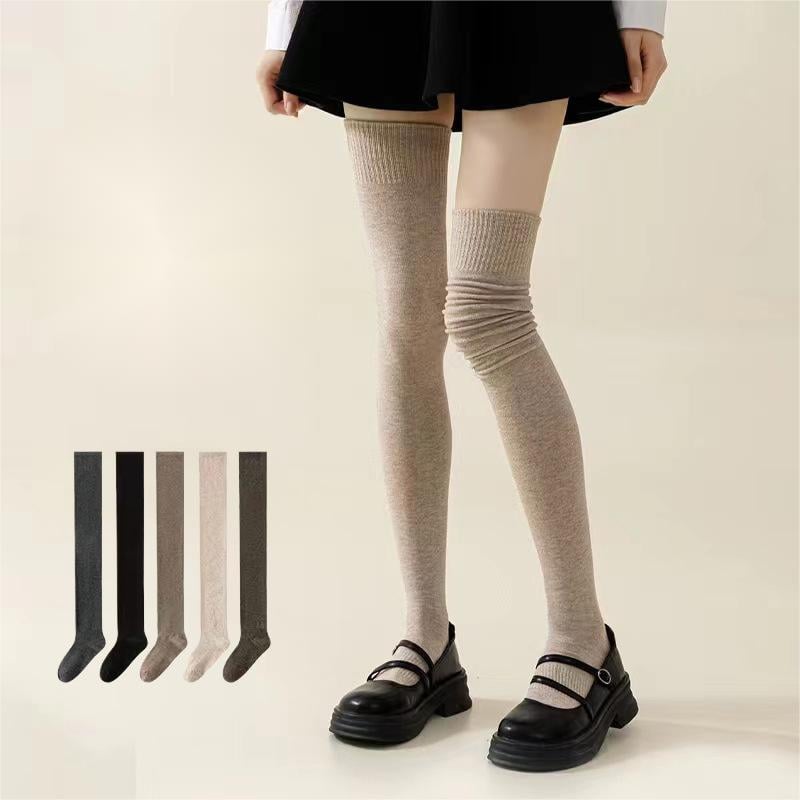 🔥🥳2026 HOT SALE🥳💞50K+ SOLD!🧦🤝✨ Classic Elegance, Effortless Wear | Soft & Stretchy Thigh High Socks❤️🔥🧦