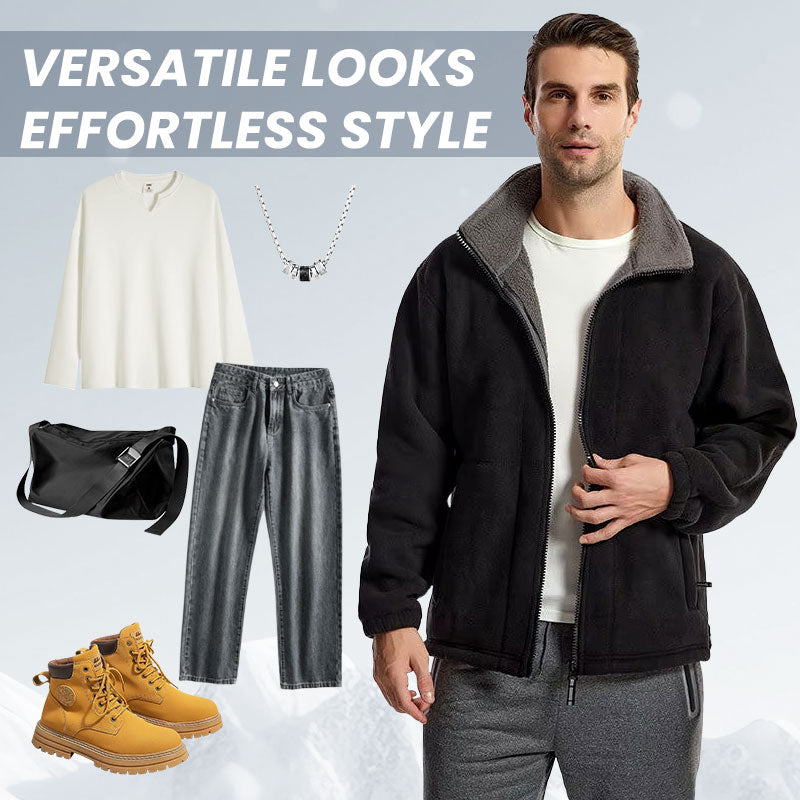 🔥Unisex Double-Layer Hooded Jacket