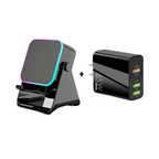 💎 5-IN-1 WIRELESS SPEAKER STAND! 💎 Induction Audio, Phone Holder & Ambient Light