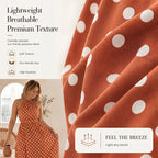Women's Polka Dot Halter Neck Dress👗