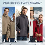 🔥Unisex Double-Layer Hooded Jacket