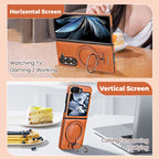 Luxury PU Leather Magnetic Case with Stand for Samsung Z Fold & Z Flip