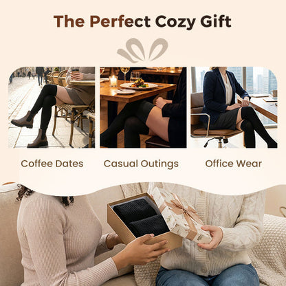 🔥🥳2026 HOT SALE🥳💞50K+ SOLD!🧦🤝✨ Classic Elegance, Effortless Wear | Soft & Stretchy Thigh High Socks❤️🔥🧦