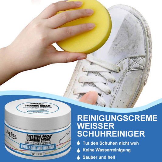 🌟 Blitzsaubere Schuhe: Weiße Schuhreinigungscreme für strahlende Sauberkeit!