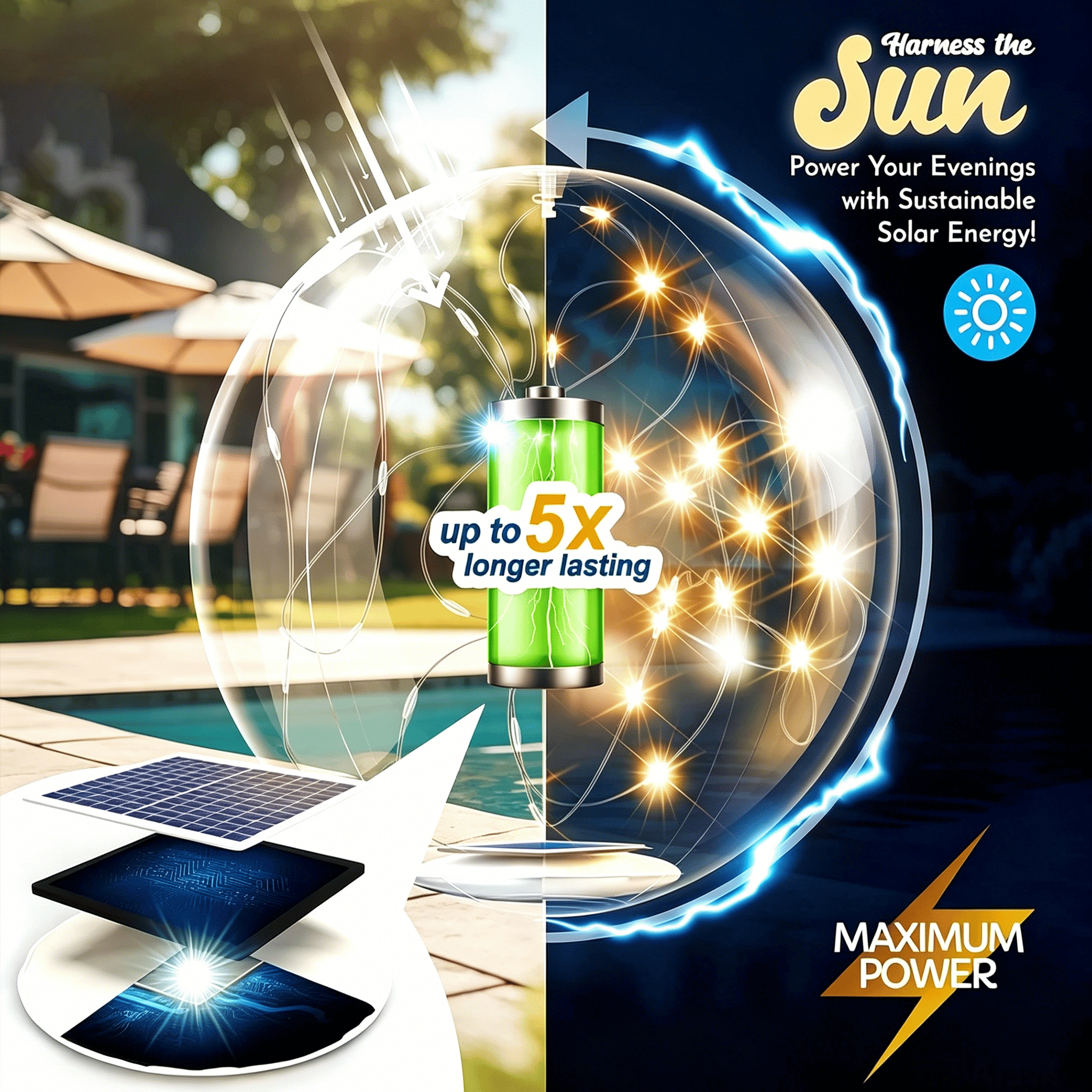 💕Floating Outdoor Solar Decorative Light🌙