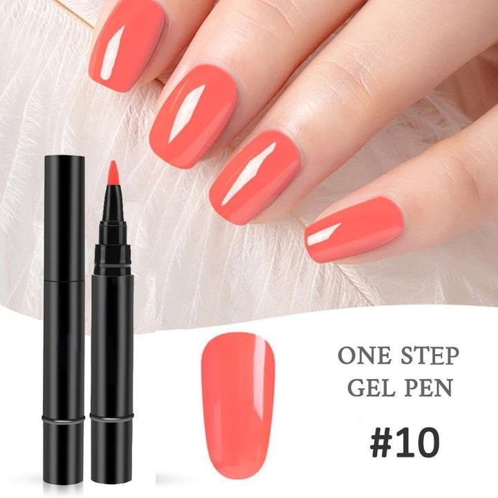 💅 Limited Time Buy 1 Get 1 Free ✨One Step Nail Gel Pen🎨Free handheld mini UV nail lamp💡
