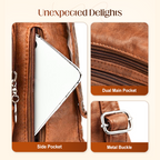 Convertible Multi-Pocket Shoulder Bag for Women