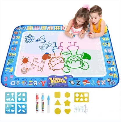 🎁 40% Rabatt⏳Wasser Doodle Matte, Aqua Malerei Zeichnung Matte Mess Free Learning Toy Mat🔥