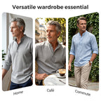 🔥Men's Cotton Linen Casual Long Sleeve Shirt