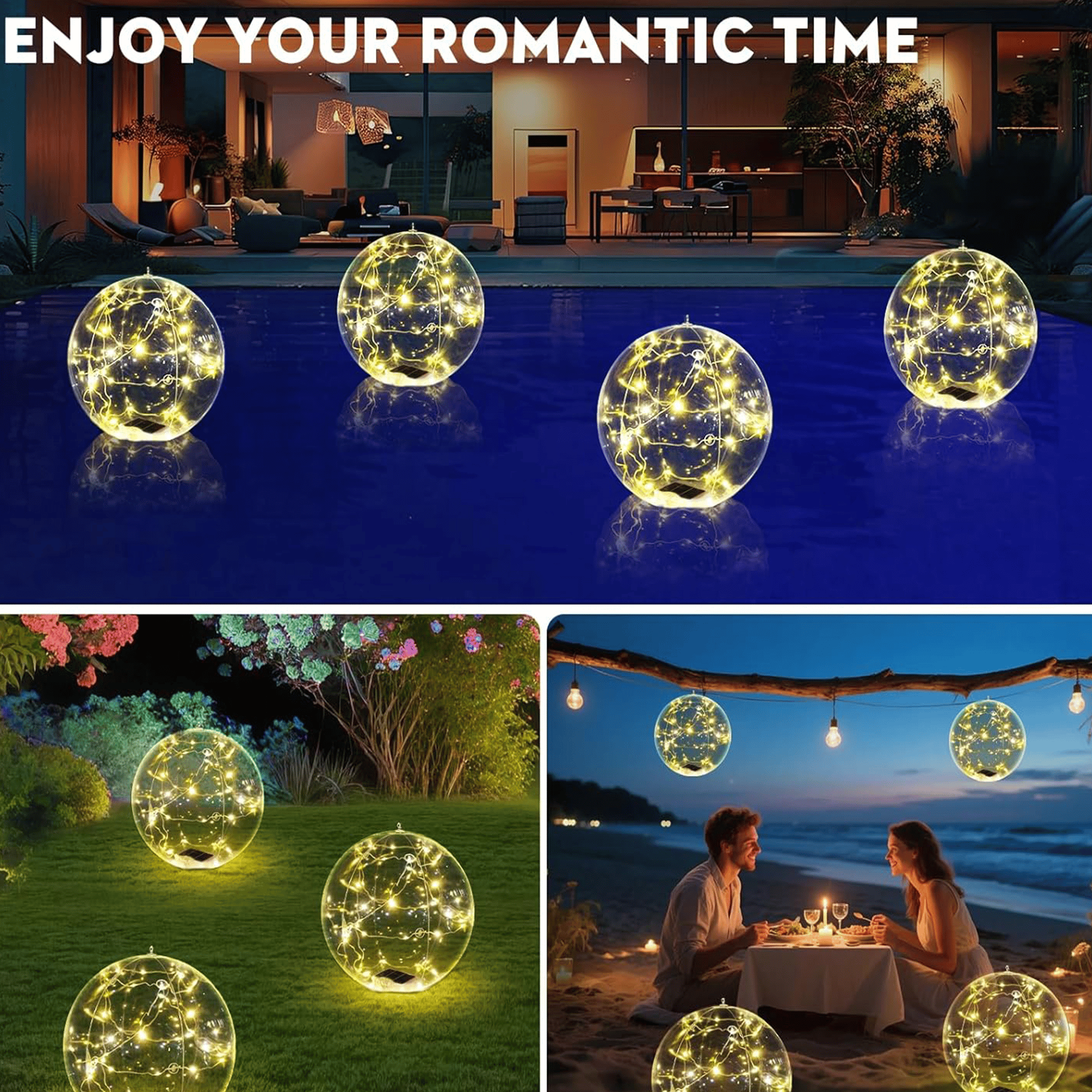 💕Floating Outdoor Solar Decorative Light🌙