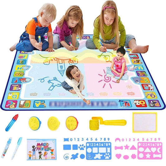 🎁 40% Rabatt⏳Wasser Doodle Matte, Aqua Malerei Zeichnung Matte Mess Free Learning Toy Mat🔥