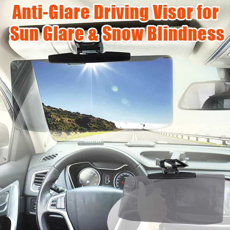 🔥Anti-Glare Driving Visor for Sun Glare & Snow Blindness