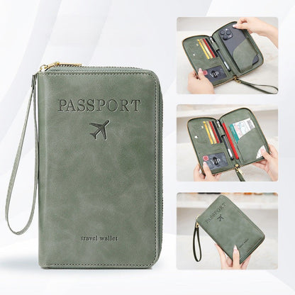 Multifunctional RFID Passport Wallet