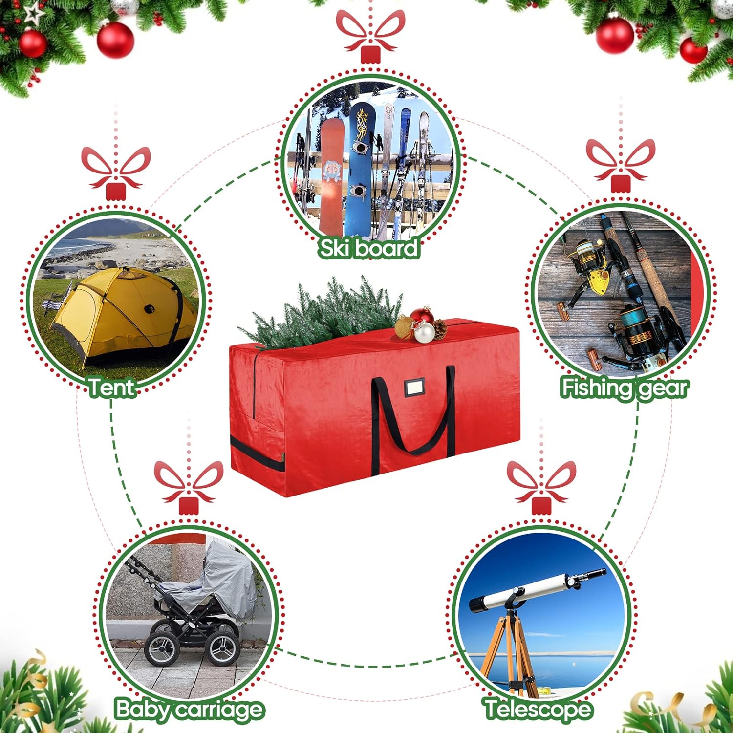 🎅Christmas Sale 🌟Christmas Tree Durable Waterproof Storage Bag 🎄