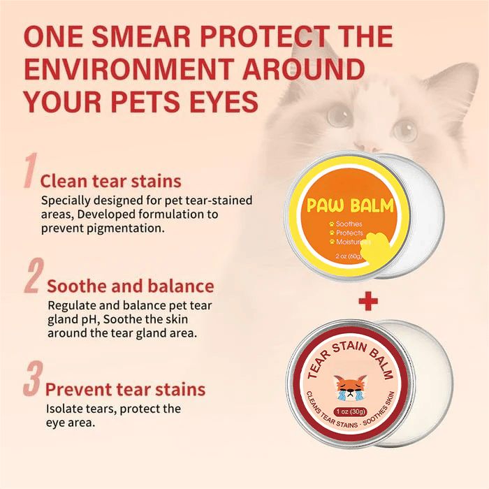 ❤️Pet Tear Stain Protection Cream & Brush Set