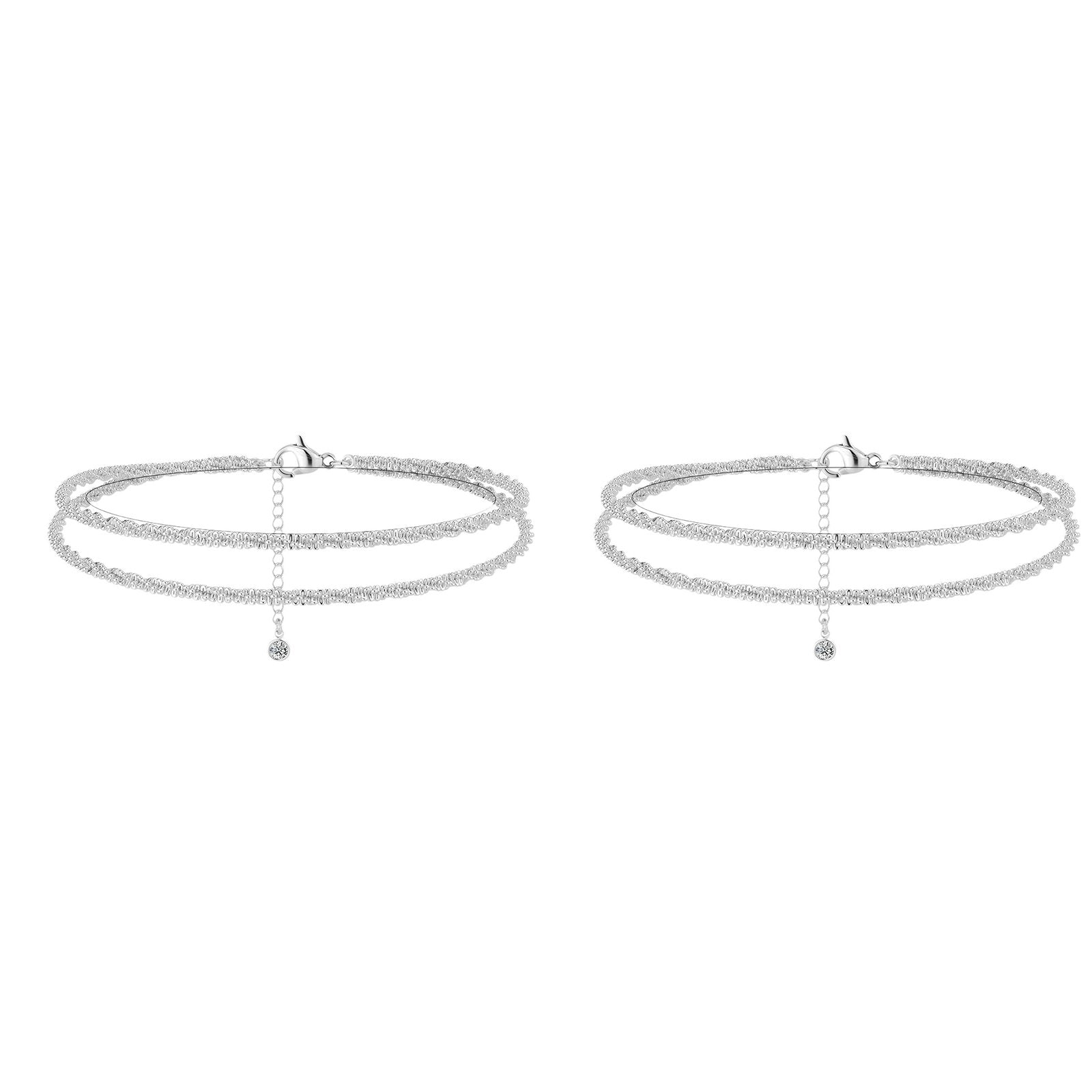 💜BUY 1 GET 1 FREE💜Dainty Layered waterproof anklet
