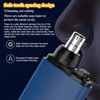 ⚡ Rechargeable Electric Nose Hair Trimmer, Portable Safe Round Head Mens Grooming Tool