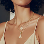💖2 Pack - Initial Letter Pendant Necklaces