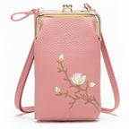 🔥Women Sling Cross-Body Wallet with Mobile Cell Phone Holder