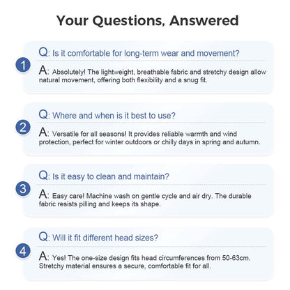 🔥Unisex Winter Warm Neck Mask Ear Protection One Piece Hat