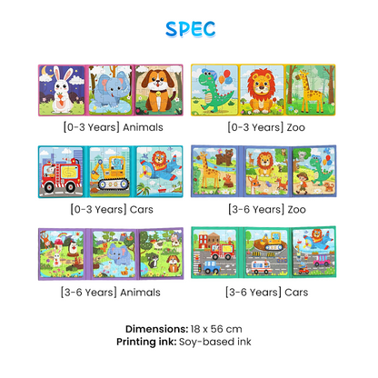 Children's Magnetic Building Book