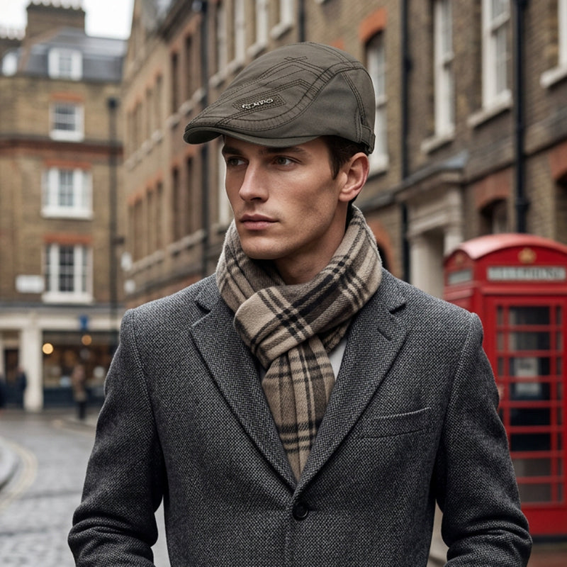 All-Season Breathable Classic Flat Cap
