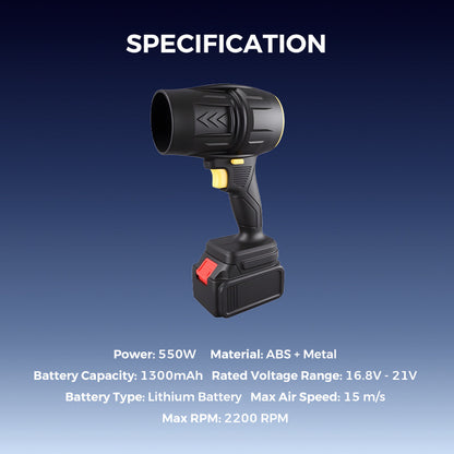 🔥Wireless Portable Turbocharged High Power Rechargeable Blower