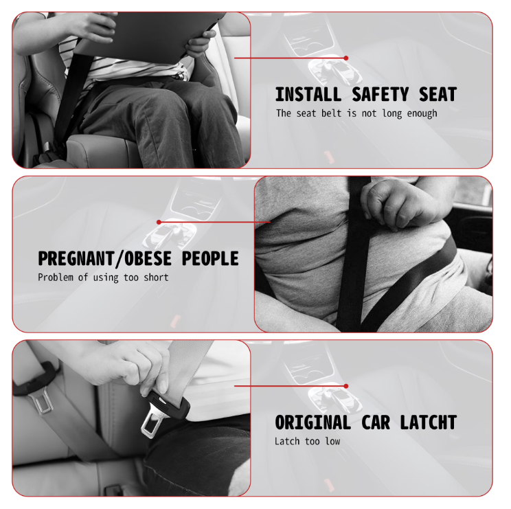 🔥Car Belt Buckle Extension Seat Belt Clips🚗