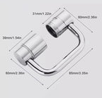 🚰 Upgrade Your Washing Routine✨ TTZZ 1440° Rotatable Faucet Aerator Extension - For Effortless, All-Angle Control!