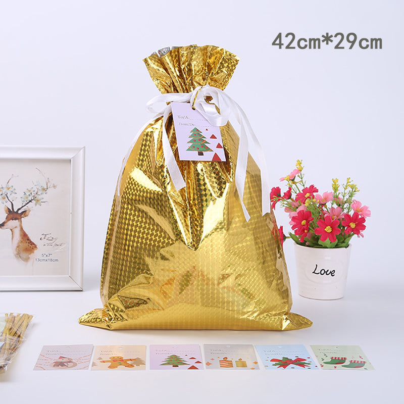 🎅Christmas Sales🎄Drawstring Christmas Gift Bags (Biodegradable)