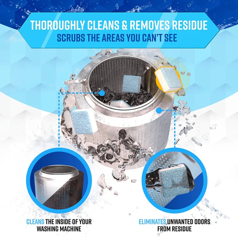 🧼Washing Machine Deep Cleaner Tablets ( Buy 2 Get 3 FREE )