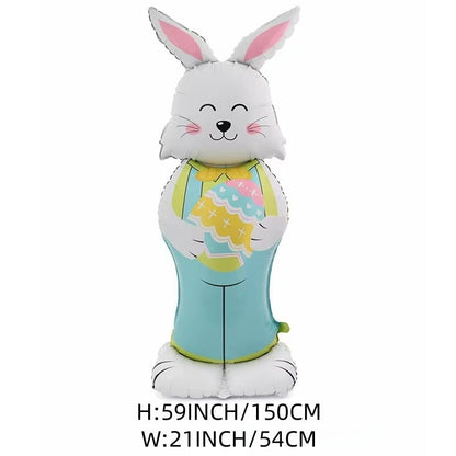 🎁Easter Early Bird Sale🐰Giant 3D Standing Bunny Balloon Self-Supporting Festive Cheer