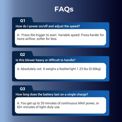 🔥Wireless Portable Turbocharged High Power Rechargeable Blower