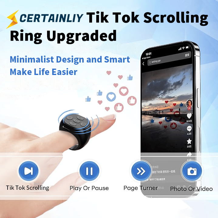 ✨Fingertip Wireless Bluetooth Remote Control