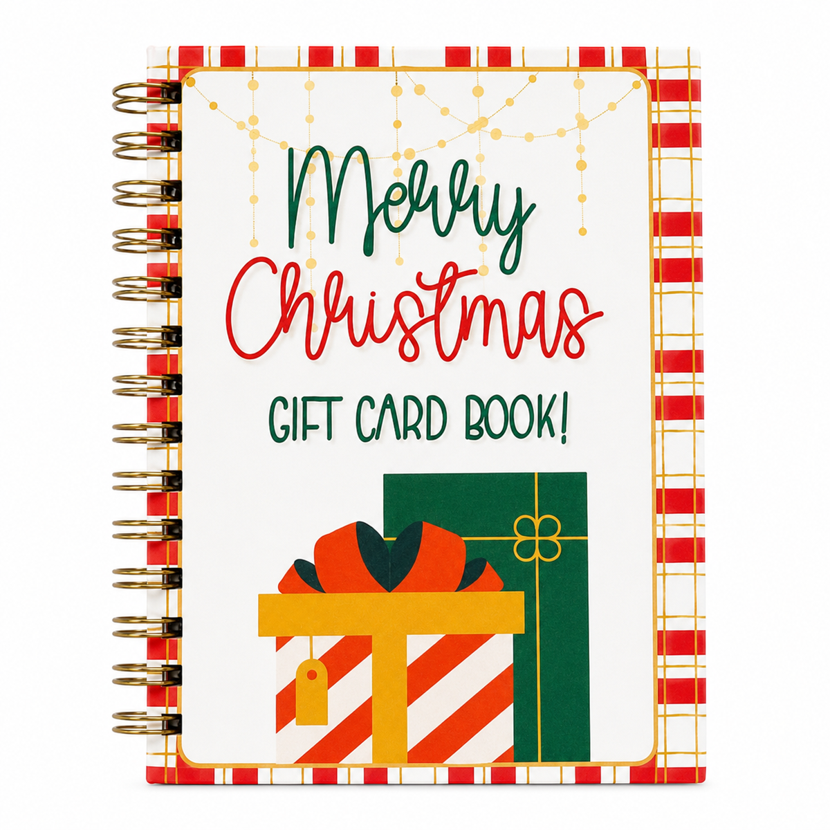 🎄🎁🎅DIY Spiral-Bound Christmas Gift Card Album with Surprise Pages👍