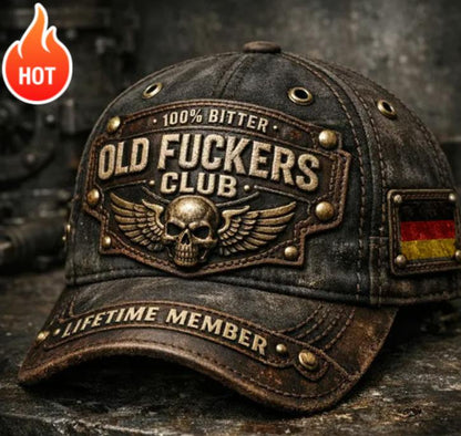 Old Fuckers Club Vintage Embroidered Cap