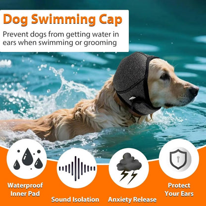 🐾Waterproof Dog Calming Ear Wrap – Gentle Comfort for Fireworks & Grooming