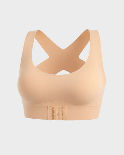 ⚡Front Closure Cross-Back Wireless Posture Bra