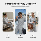 💥Men's Hooded Casual Loose Top & Pants 2-Piece Set
