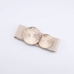 🎁Women's Vintage Gold Buckle High Elastic Belt
