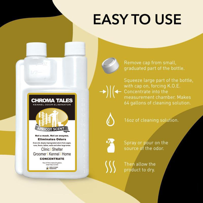 🍑 Pet Odour Remover Concentrate | 242L Solution | Molecular Destruction (No Enzymes!) | Apricot Scent