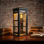 📞✨Vintage Phone Booth Ambient Lamp