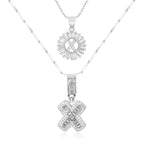💖2 Pack - Initial Letter Pendant Necklaces