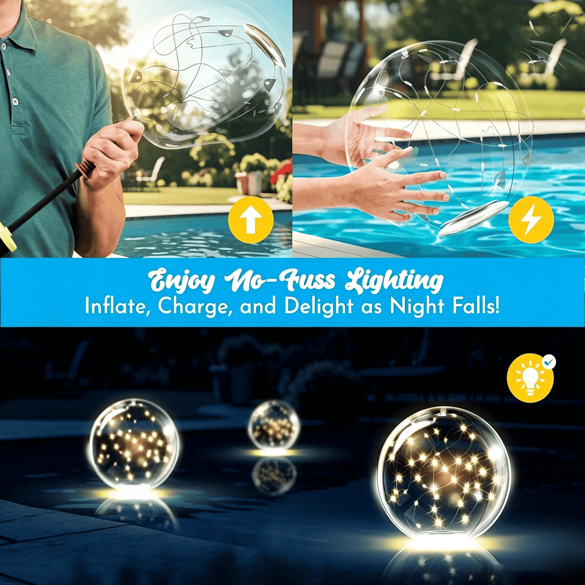 💕Floating Outdoor Solar Decorative Light🌙