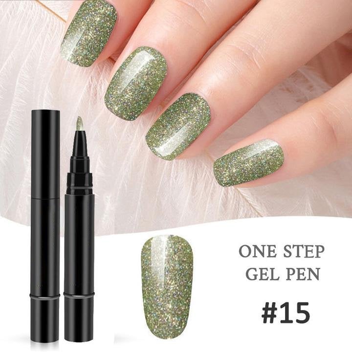 💅 Limited Time Buy 1 Get 1 Free ✨One Step Nail Gel Pen🎨Free handheld mini UV nail lamp💡