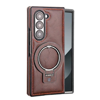 Luxury PU Leather Magnetic Case with Stand for Samsung Z Fold & Z Flip