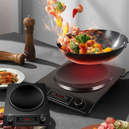 ⚡3500-watt Induction Hob, 10 Temperature Settings