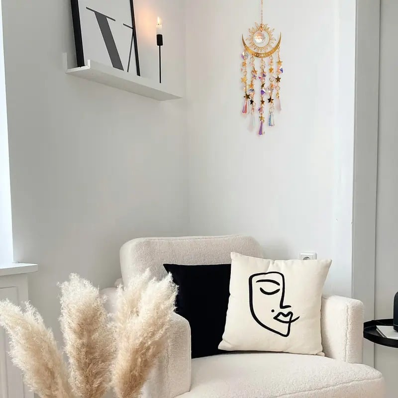 🌈Crystal Sun Catcher, lndoor Outdoor Decor for Window Bedroom Courtyard Garden☪️