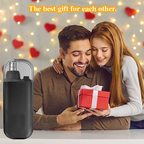 ⚡ Rechargeable Electric Nose Hair Trimmer, Portable Safe Round Head Mens Grooming Tool